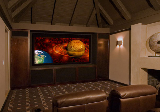 Bird home theater screen view