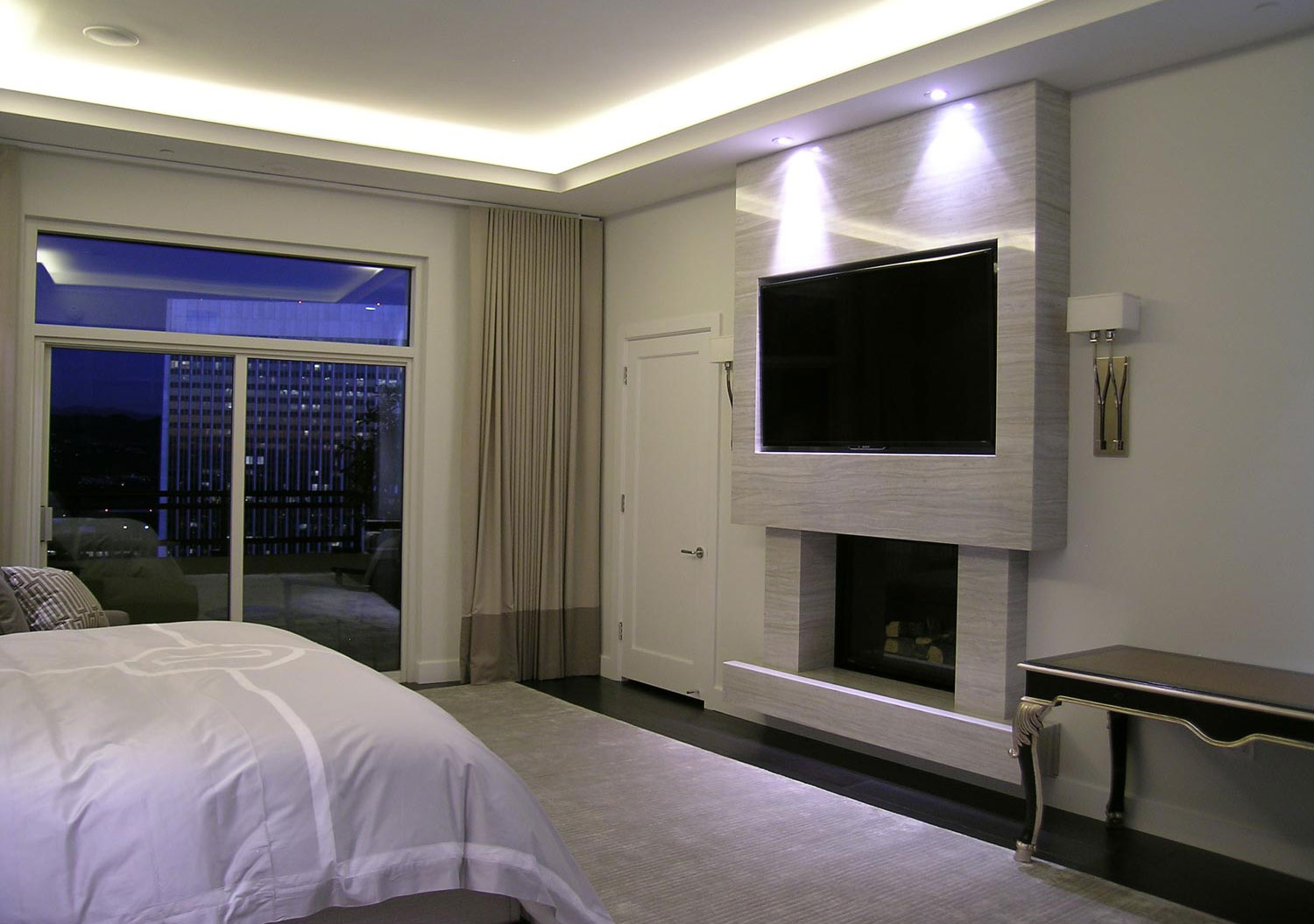Century City Penthouse Master Bedroom
