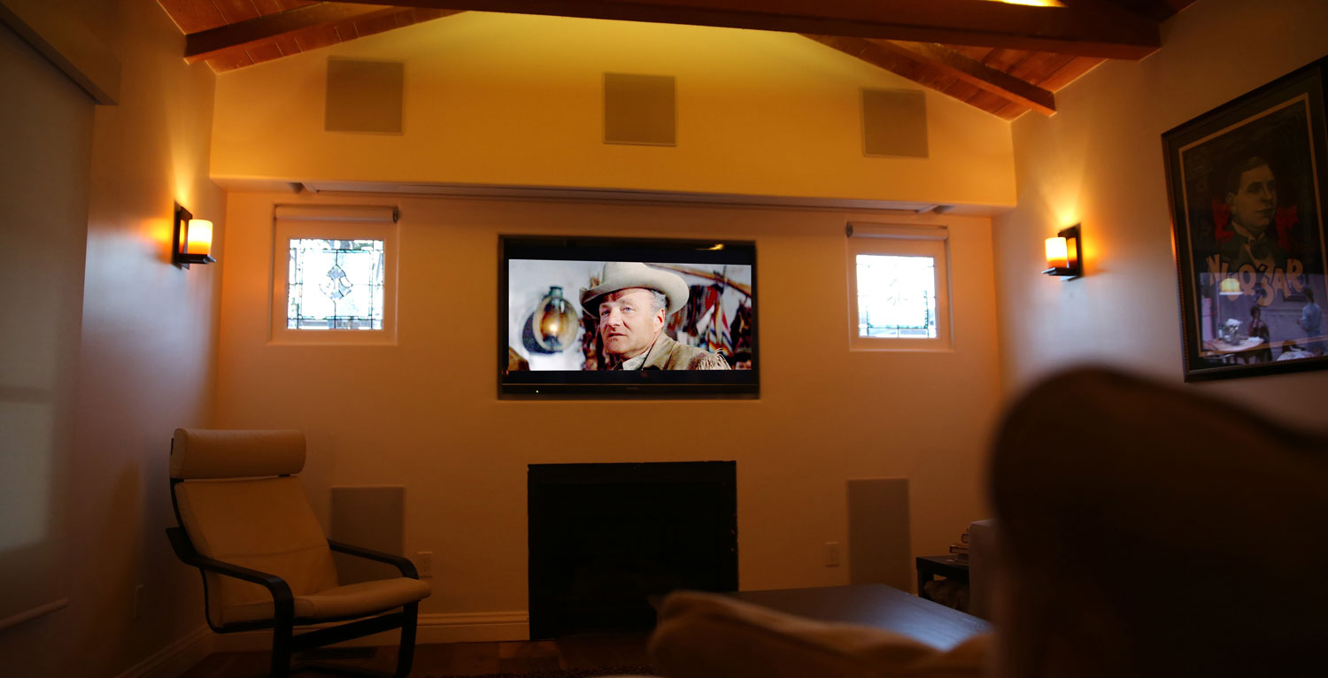 Custom home theater installation