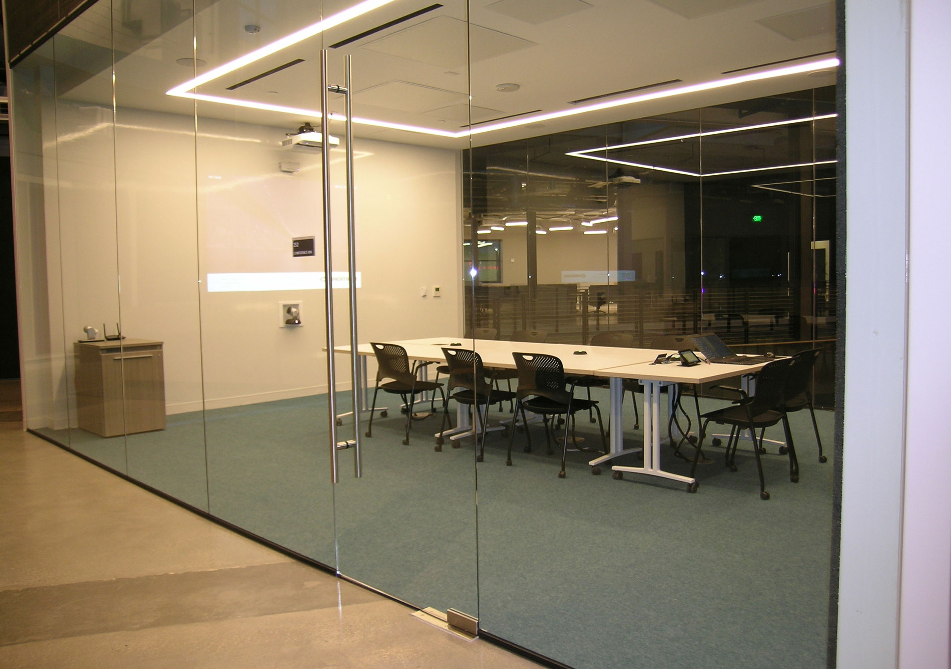 MGA fish bowl conference room