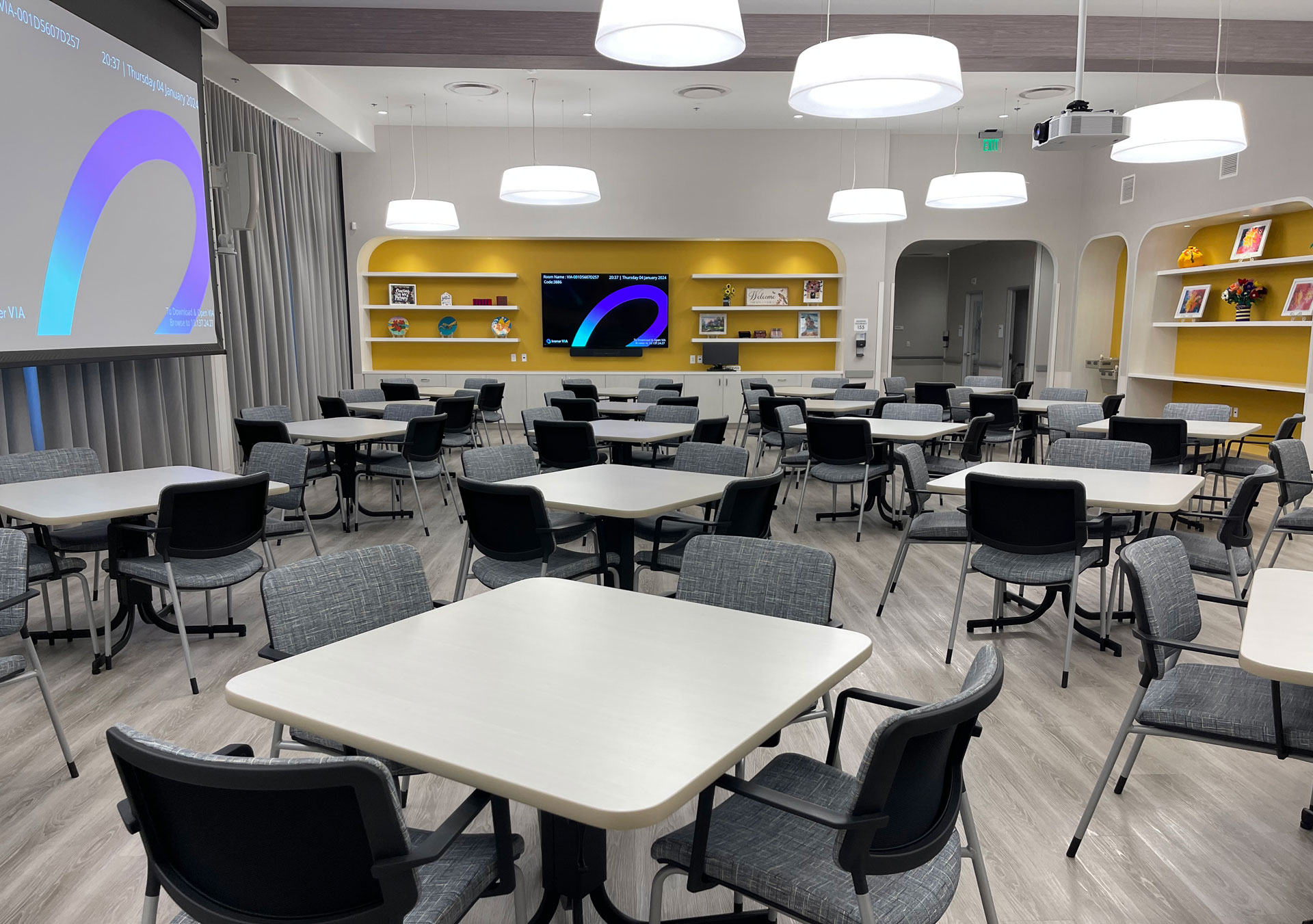 Brandman Center for Senior Care Large Activities Room