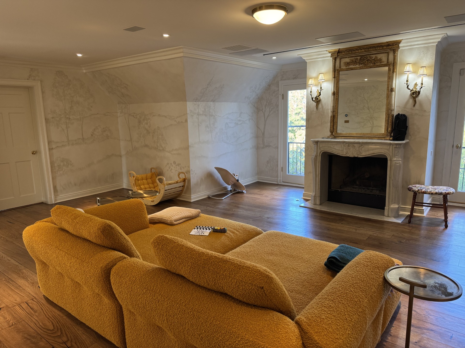 Elvis Presley's former master suite custom audio visual system