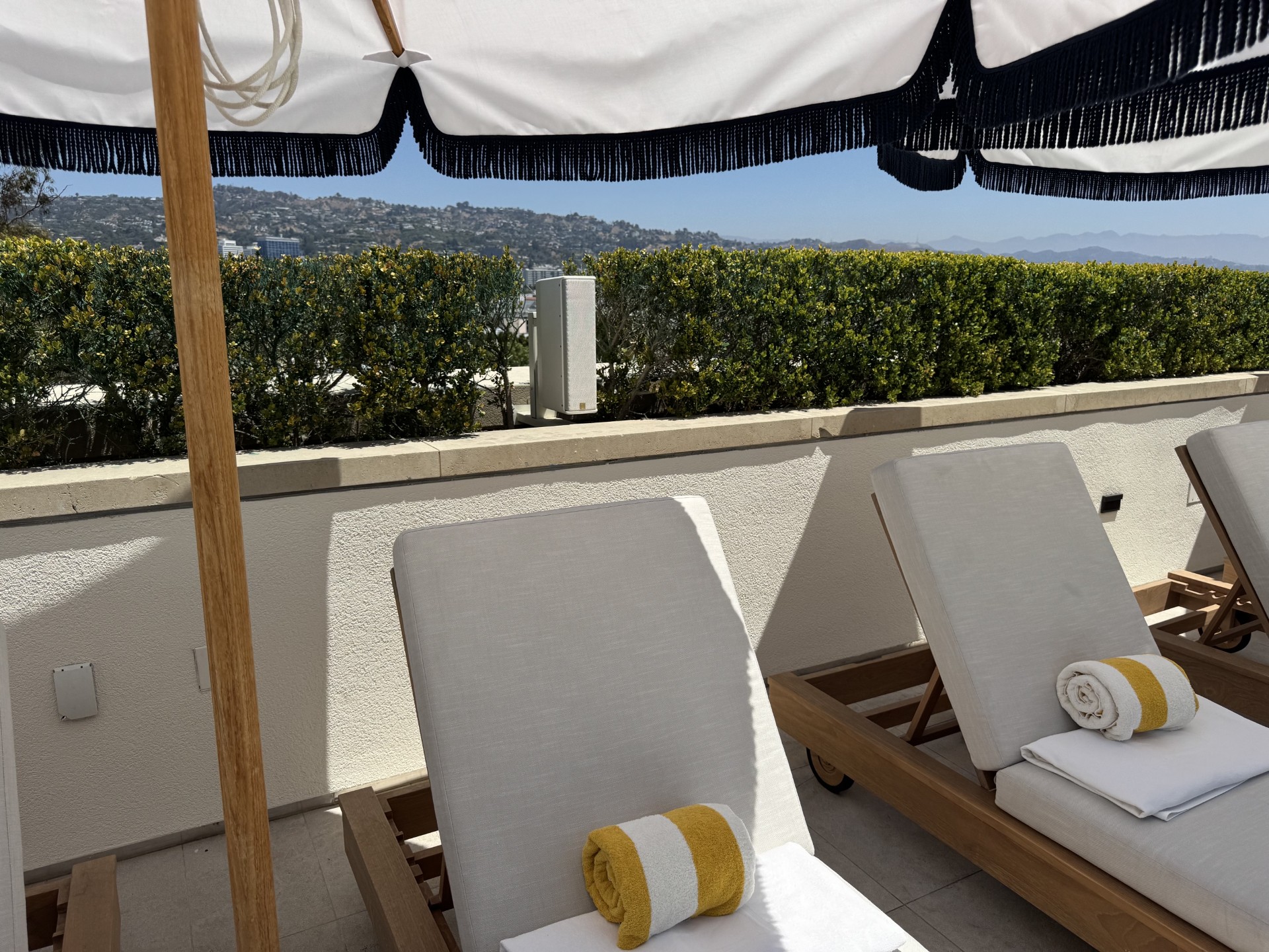 L'Ermitage Hotel audio system